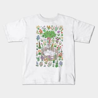 Unicorn in the Forest Kids T-Shirt